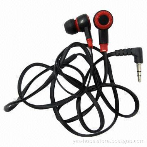Noodle cable in-ear earphone earbuds
